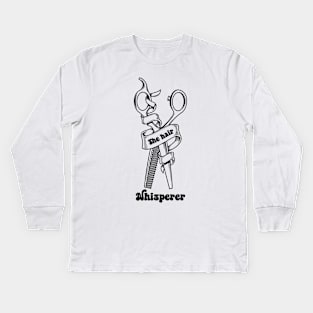 The Hair Whisperer Kids Long Sleeve T-Shirt